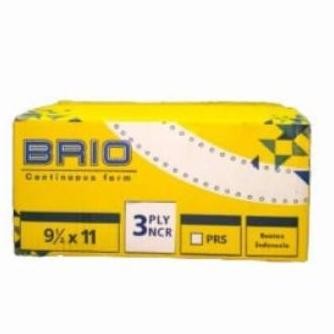 

TERBARU - Kertas Komputer Brio K3:2 NCR Putih Merah Kuning