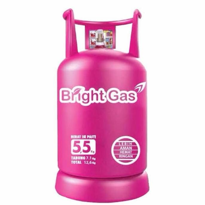 Tabung Gas Bright Gas 5.5 Kg Kosong