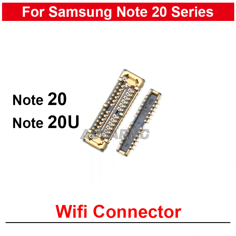 

Untuk Samsung Galaxy Note 20 Ultra 20U Wi-Fi Signal Antenna Connector Flex Cable Motherboard FPC Rep