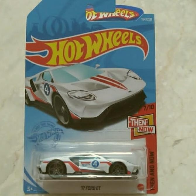 hotwheels 17 ford gt putih