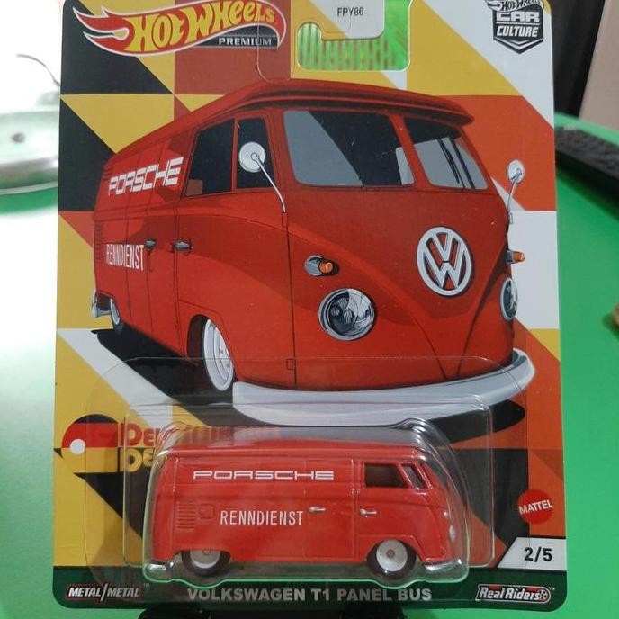 hotwheels volkswagen t1 panel bus deutschland design