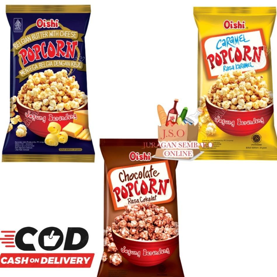 

Ready stok Terlaris (JSO) Oishi Popcorn 20gr Belgian Butter Coklat Caramel Snack Jagung Berondong Aneka Rasa Pop Corn Snack Cemilan Anak CHiki Termurah