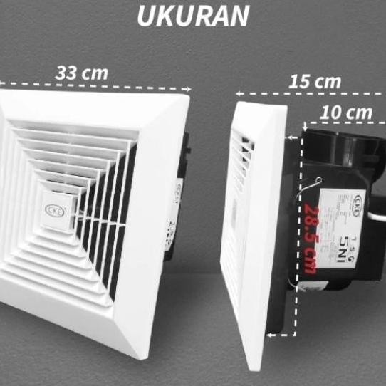 exhaust fan plafon 12" cke