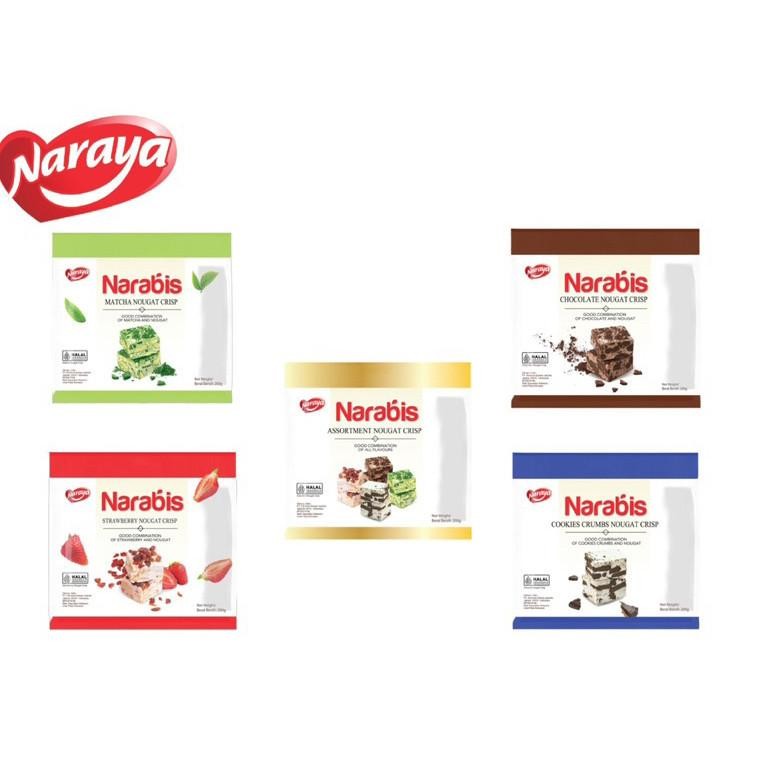 

Ready stok Terlaris Naraya Narabis 200g Cookies Nougat Crisp Naraya Narabis Nougat Termurah