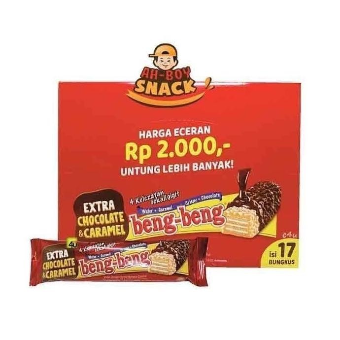

Ready stok Terlaris BENG BENG BOX ISI 17 / SNACK BENG-BENG COKELAT - BENG BENG ECER 2000 Termurah