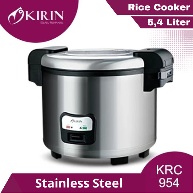 Magic Com Jumbo Kirin KRC-954 5.4 Liter / Penanak Nasi Jumbo / 3in1