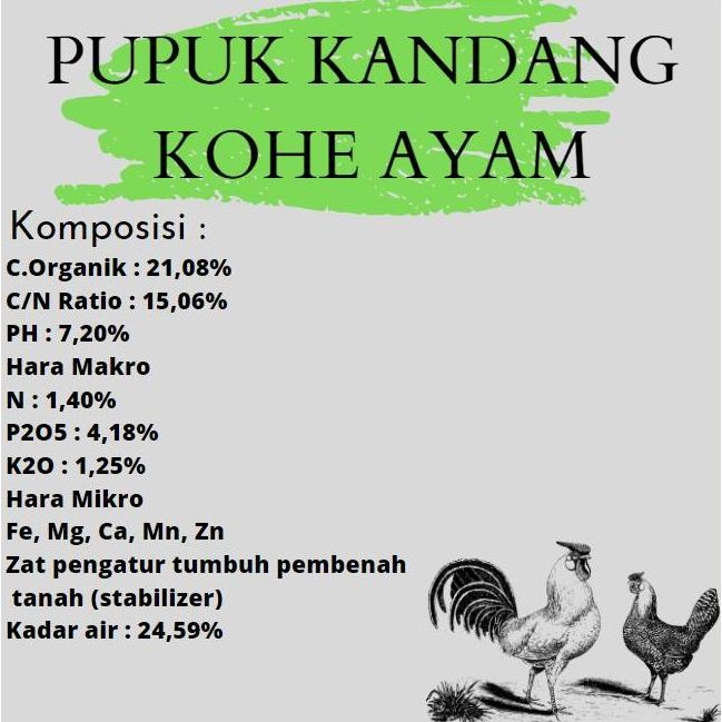 

Terlaris Pupuk Kandang Kohe Ayam Satu Engkel Khusus Bandung Area