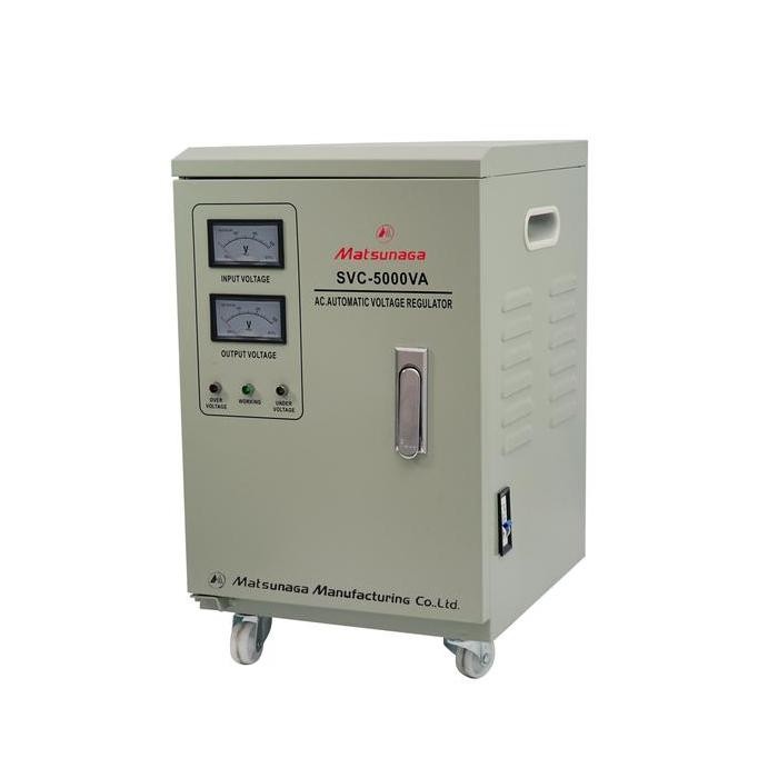 STAVOLT SVC 5000W MATSUNAGA STAVOL LISTRIK 5000VA STABILIZER VOLTAGE