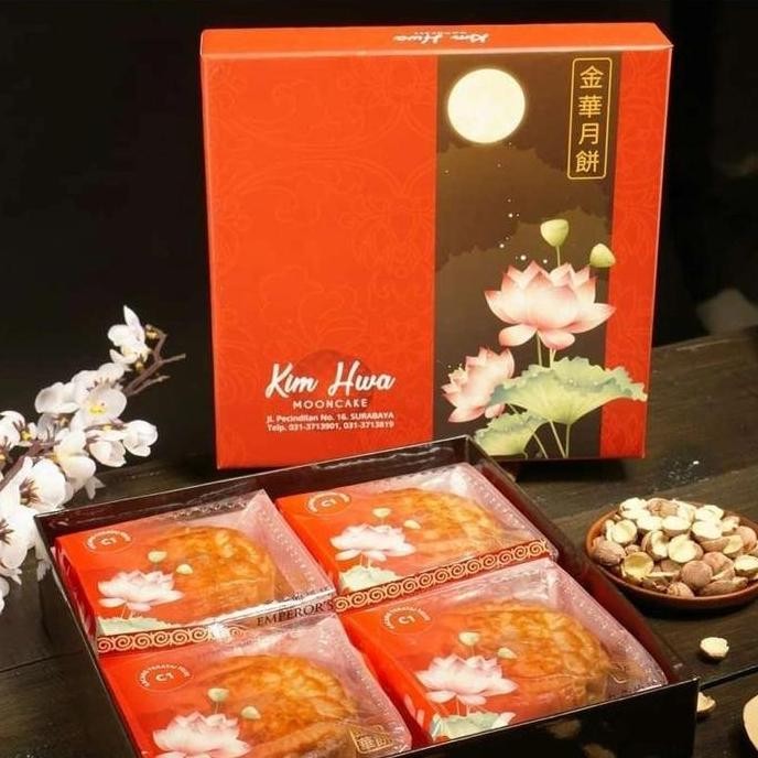 

Terlaris Kim Hwa Moon Cake / Tong Ju Pia / Kue Bulan Kacang Hijau Kenari