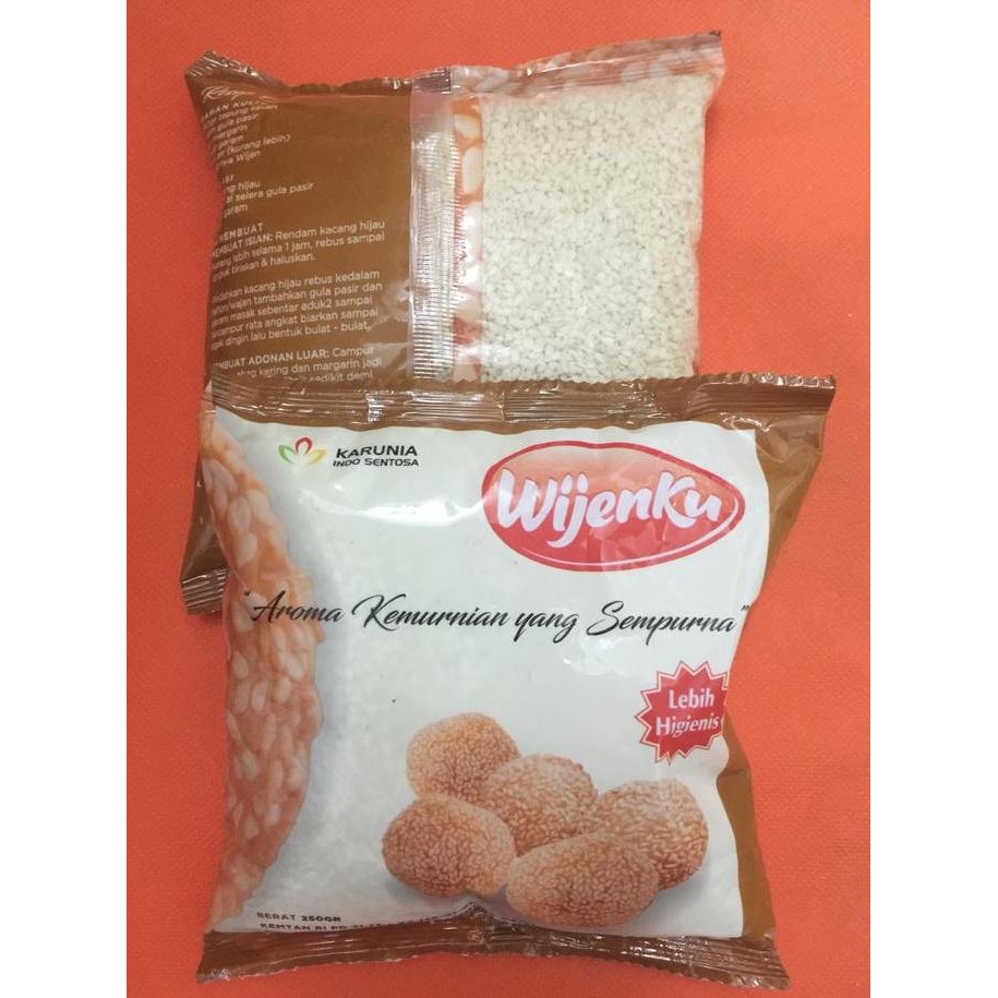 

Terlaris Wijenku Kemasan 250Gr Wijen Putih Mentah