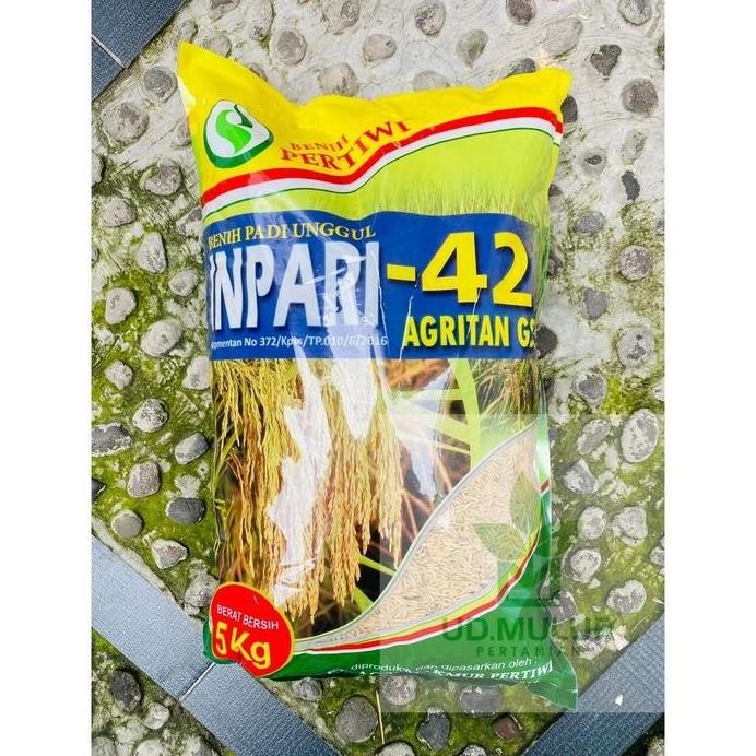 

Terlaris Benih Padi Unggul Inpari 42 Agritan Gsr Isi 5 Kg Dari Benih Pertiwi