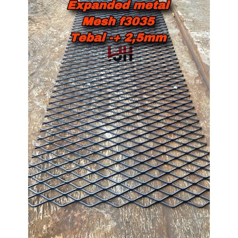 NEW NEW Expanded metal mesh f 3035 ukuran costum . kawat ram plat besi wiremesh ketebalan -+ 2,5mm