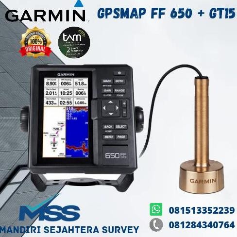 GPSmap Garmin FF 650 GT 15 GPS Plus Fish Finder