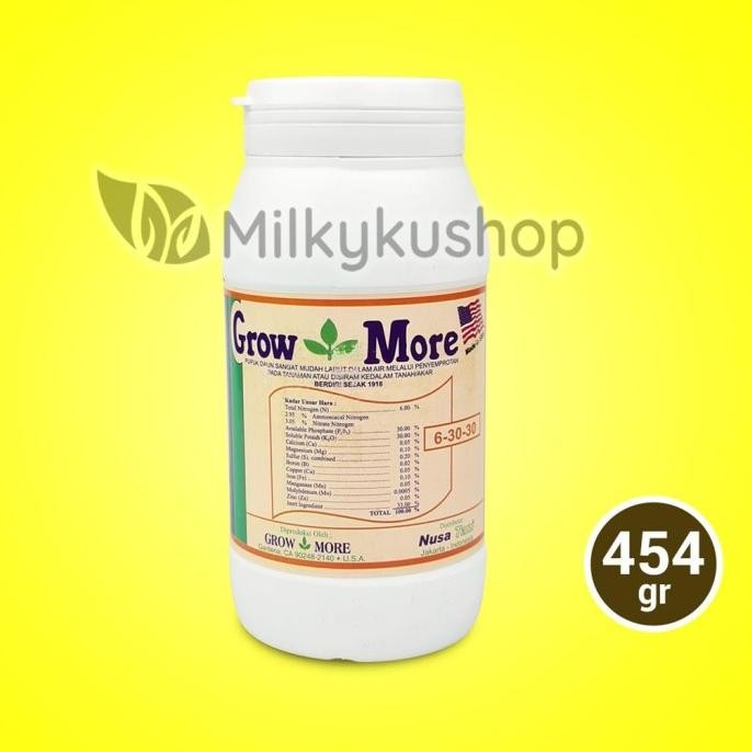 

Terlaris Pupuk Growmore 6 30 30 454 Gram Npk Buah Kemasan Pabrik