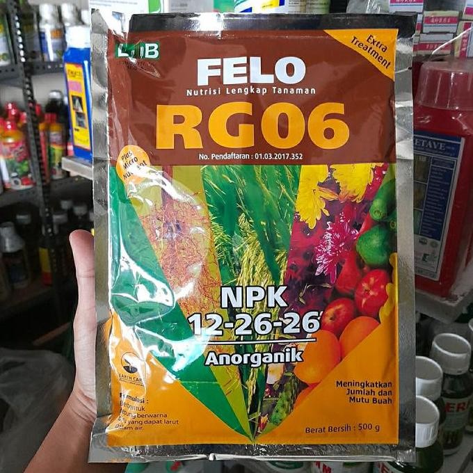 

Terlaris Felo Rg 06 500Gram Pupuk Npk Pertumbuhan Bunga Buah