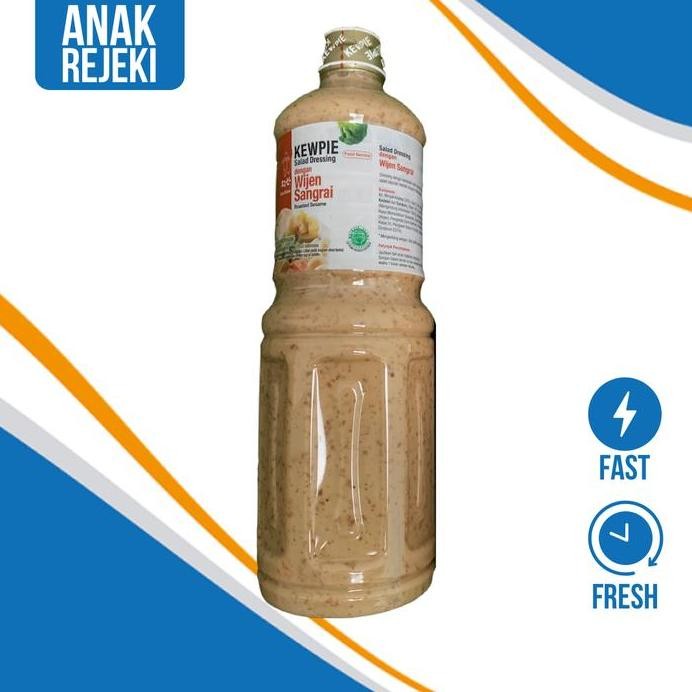 

Terlaris Kewpie Salad Dressing Roasted Sesame 1L / Saus Wijen Sangrai