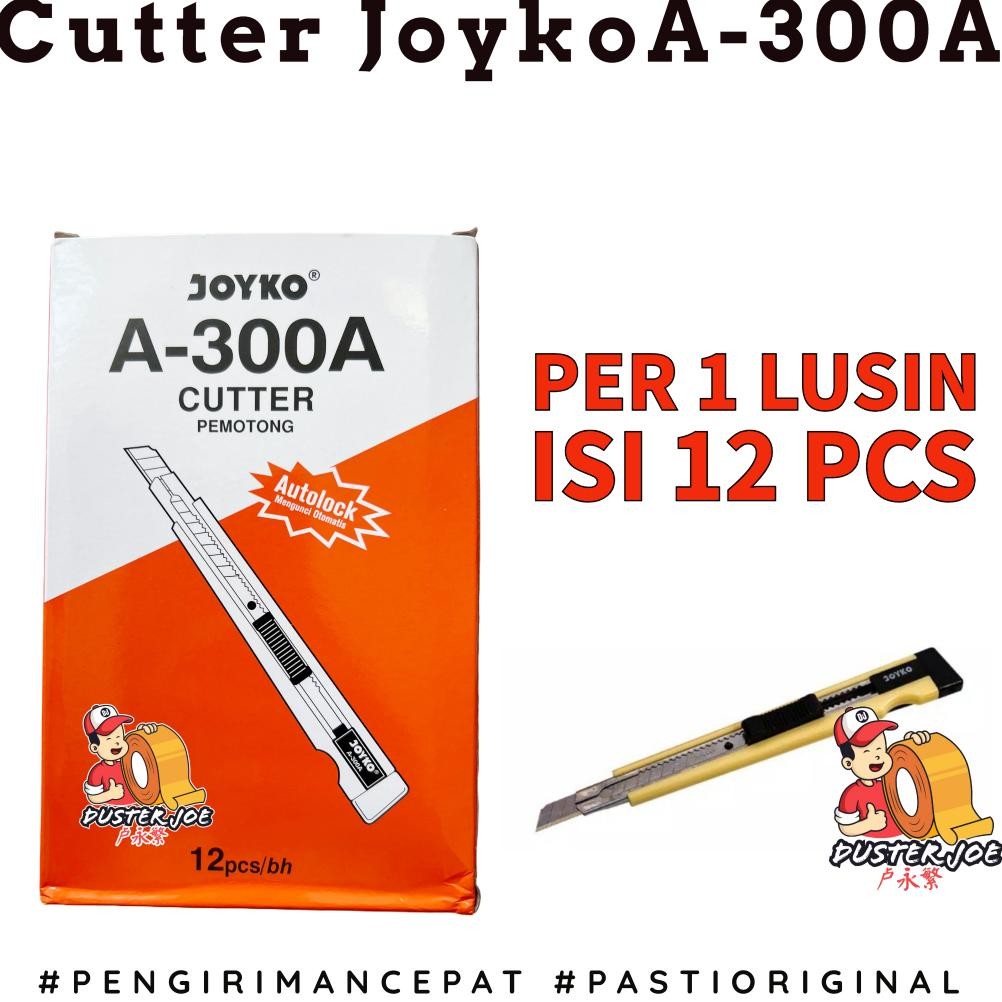 

NEW!!! NEW!!! [PER 1 PACK] Cutter Kecil Joyko A300A (ISI 12 PCS)