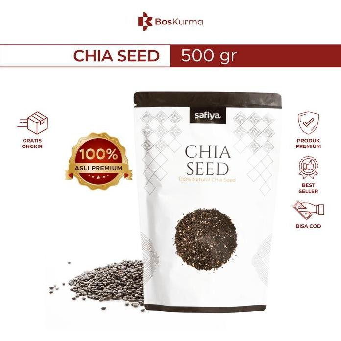 

Terlaris Chiaseed 500 Gram Black Chia Seed Wijen Sesame