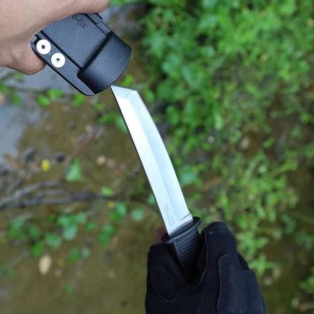 Ready Pisau Kobun Samurai Sangkur Tactical Cold Steel Knife-Putih Termurah