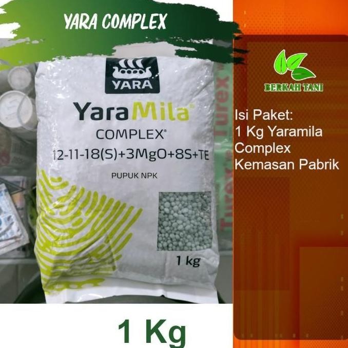 

Terlaris New Pupuk Npk Yaramila Complex 1 Kg Plus Magnesium Sulfur Boron 100% Ori