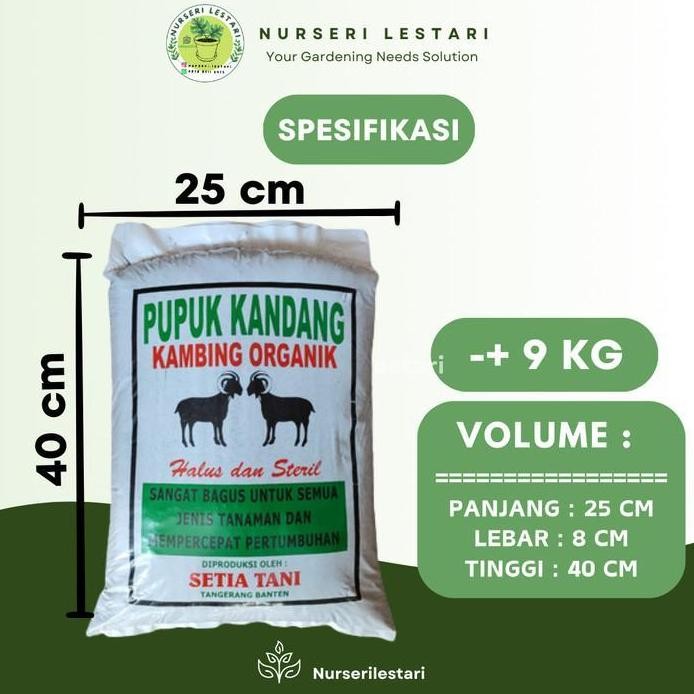 

Terlaris Pupuk Kandang Kambing Halus Cap Stia Tani (Bukan Butir) Khusus Gojek