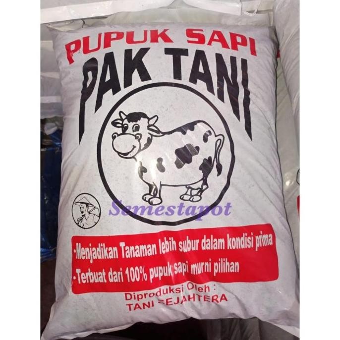 

Terlaris Pupuk Kandang Sapi Pak Tani Karung Isi 8 Kg Kurang Lebih
