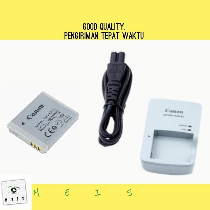 NEW Baterai & Charger Canon IXUS 85IS 200 210 105  Batre Casan