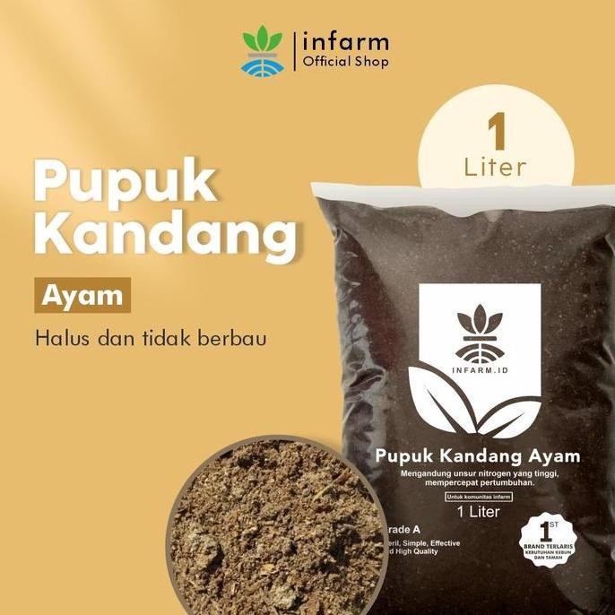 

Terlaris Nw528 Infarm - Pupuk Kandang Kohe Ayam Organik 1L Tidak Berbau Dan Tidak Panas Gratis Ongkir