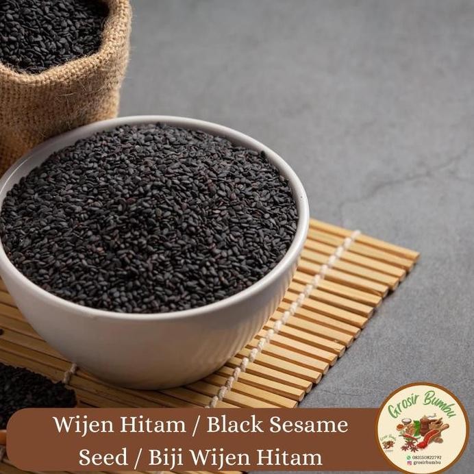 

Terlaris Wijen Hitam - 500 Gram / Black Sesame Seed / Biji Wijen Hitam