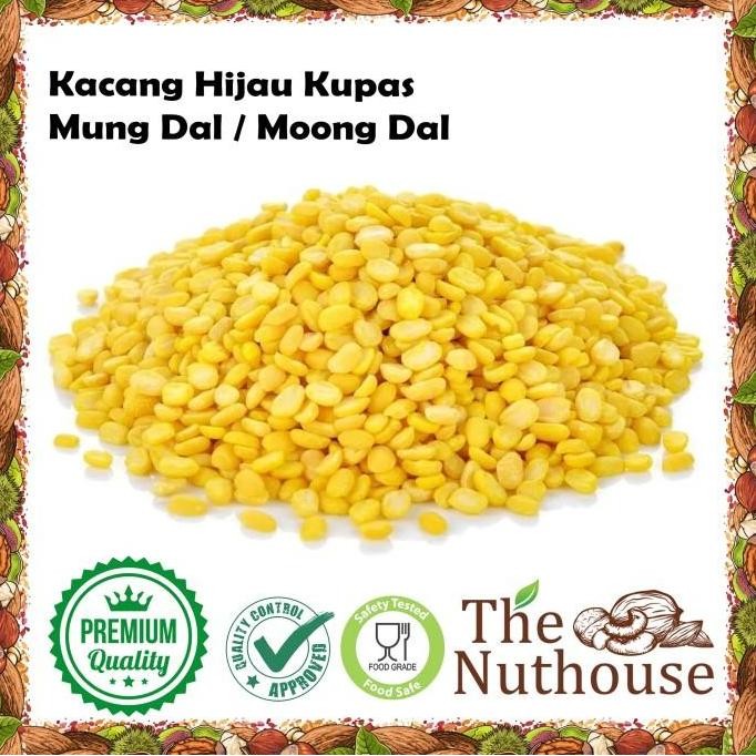 

Terlaris 250Gr Kacang Hijau Ijo Kupas / Mung Dal / Moong Dal [Premium Quality]