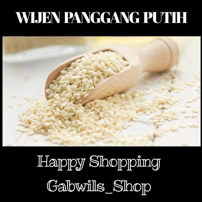 

Terlaris Wijen Panggang Putih 250Gr