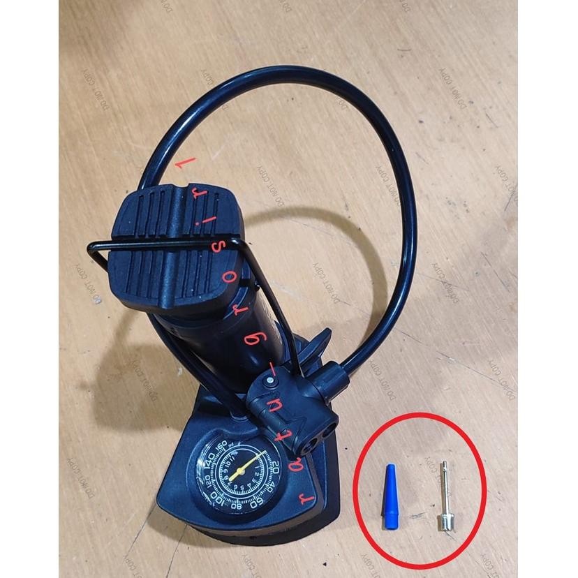 ND Pompa Portable Mini Pompa Kaki Injak Mini Untuk Ban Motor Sepeda Bola