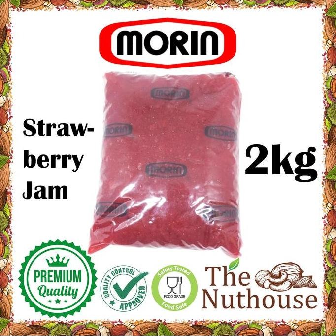 

Produk Baru!! 2kg Morin Strawberry Jam / Selai Strawberi - Filler / Spread [Halal]