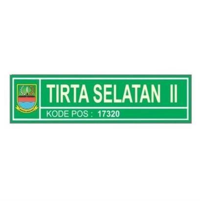

Rambu Nama Jalan Papan Nama Jalan 50 X 20Cm