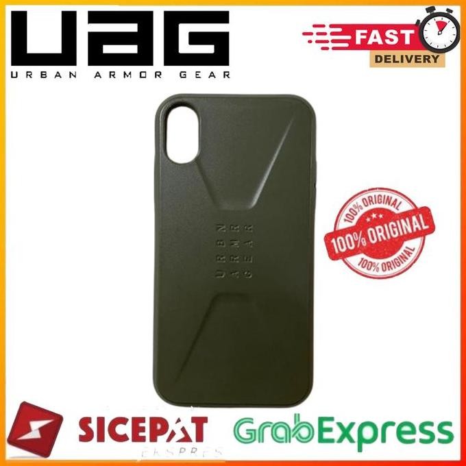 '' Uag Civilian Case Iphone X / Xs / Xr / Xs Max Hardcase Casing Cover ''