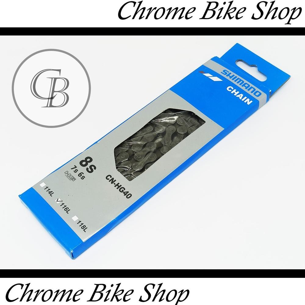 Rantai Drivetrain Chain Sepeda 8 Speed Shimano HG40 Murah Ori Original AST