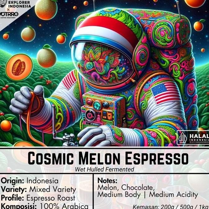 

BIJI KOPI ESPRESSO ARABIKA COSMIC MELON - SINGLE ORIGIN ARABICA COFFEE - EXPLORE SERIES - VOTRRO X COFFEE EXPLORER INDONESIA TERMURAH