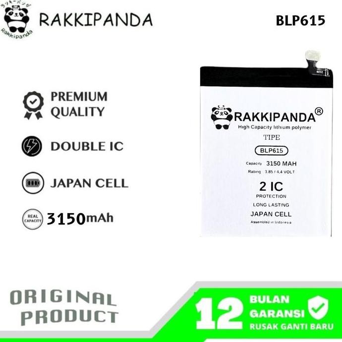 rakkipanda blp615 compatible with oppo neo 9 / a37 / a37f batre batrai baterai battery ori -