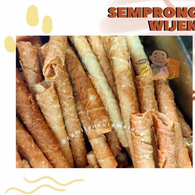 

Terlaris Kue Semprong Wijen/ Jajanan Lebaran Enak/ Kue Kering Jadul 100Gr