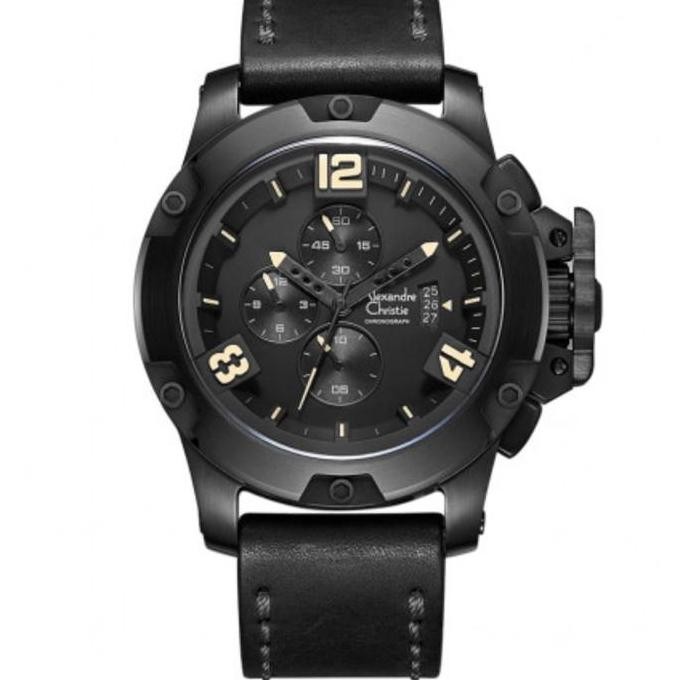 Sale Jam Tangan Pria Alexandre Christie Ac 6295 Mc Kulit Original