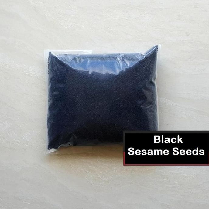 

Terlaris 1Kg Black Sesame Seeds / Biji Wijen Hitam