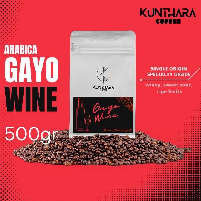 

Kopi Arabika Gayo Wine - 500gr | Biji/Bubuk