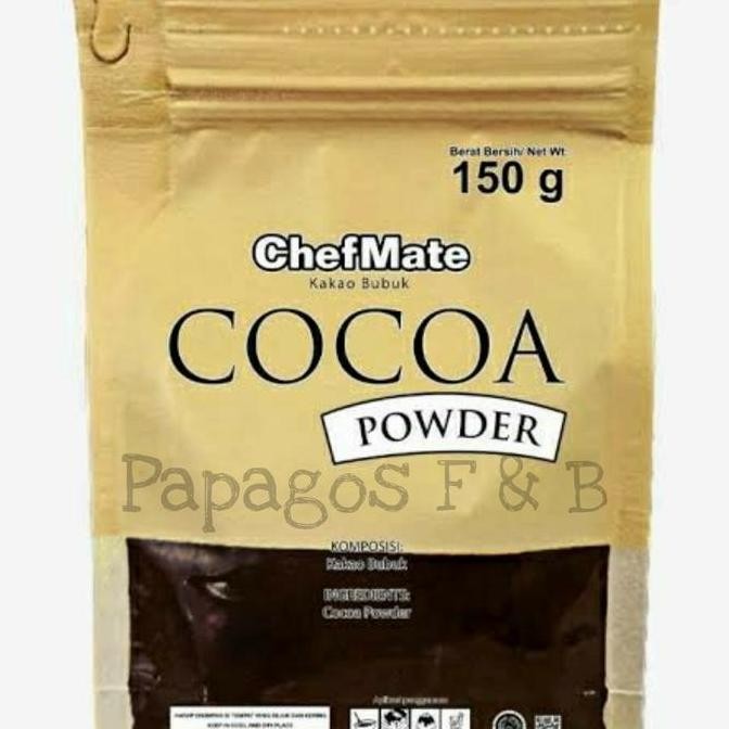 

Coklat Bubuk Cocoa Powder Chefmate 150 gr / gram