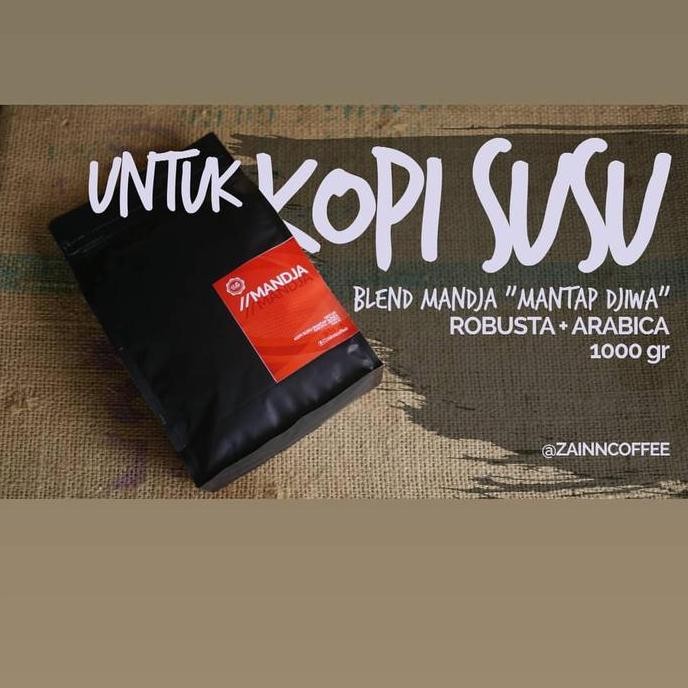 

House Blend / Espresso Based MANDJA 500gr (1/2 Kg) Kopi Coffee Bubuk Robusta Natural Kopi Susu