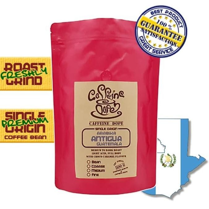 

Kopi Arabika Antigua Guatemala 500 Gr - Bean/Biji & Ground/Bubuk