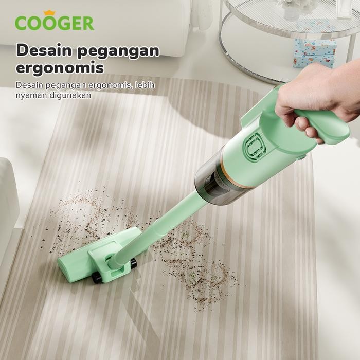 Cooger Vacuum Cleaner Portabel Alat Penyedot Debu Multifungsi Serbaguna Penghisap Debu Kasur Lantai 