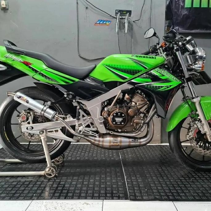 Knalpot Ahau Ninja R&RR Perut 39 L Co Leher Pres Stainles