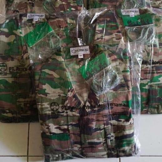 BAJU PDL TNI AD TERBARU ORIGINAL PEMBAGIAN PT PANCA PRIMA - PDL LORENG l19