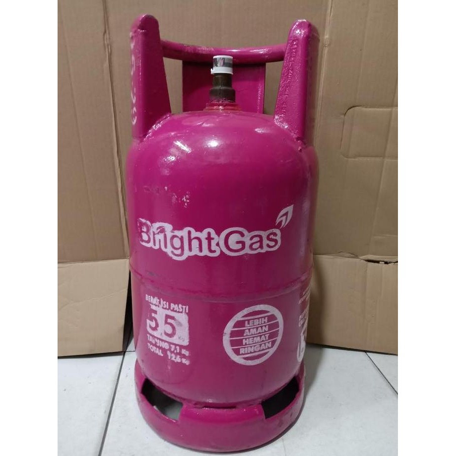 TERBARU - TABUNG GAS BRIGHT GAS 5,5 KG + ISI FULL