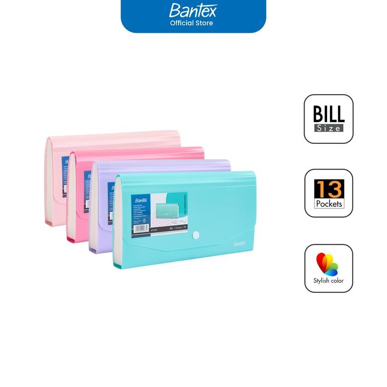 

Bantex Map Harmonika / Expanding File Ukuran Giro / Cheque Warna Pastel BF1505